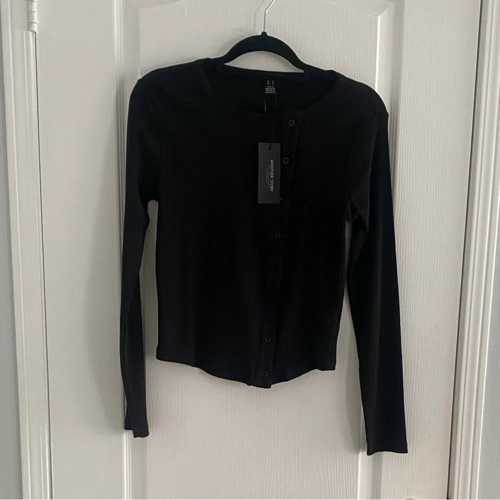 Another Story Ribbed Cardigan - Picture 6 of 9